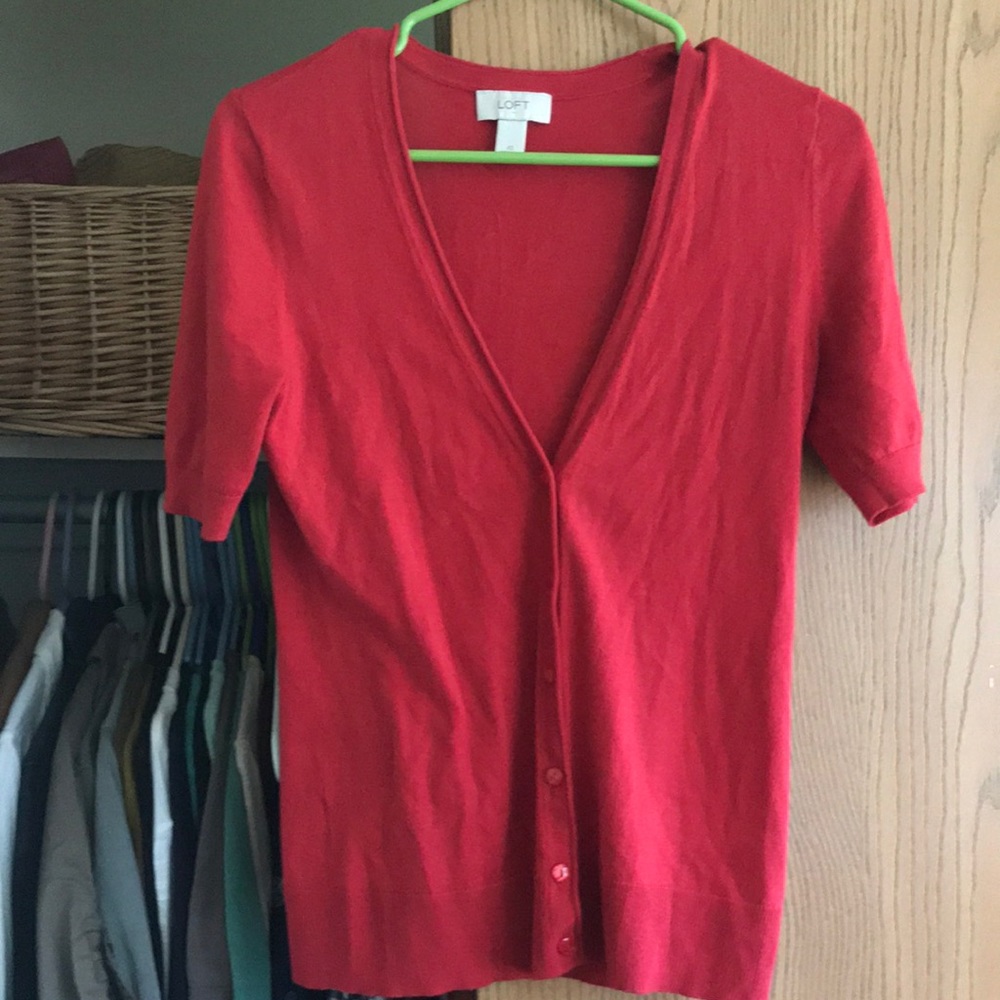 Two Loft cardigans